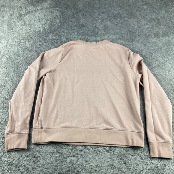 Banana Republic Sweatshirt Womens Small Pink Pullover Crew Neck Long Sleeve - Picture 9 of 14